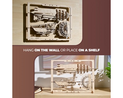 Конструктор Ugears Цепелін 2.5D (6337512)