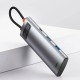 Порт-реплікатор Baseus 7-in-1 Metal Gleam Series Type-C to HDMI+USB+SD/TF Docking Station (WKWG020113)