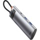 Порт-реплікатор Baseus 7-in-1 Metal Gleam Series Type-C to HDMI+USB+SD/TF Docking Station (WKWG020113)