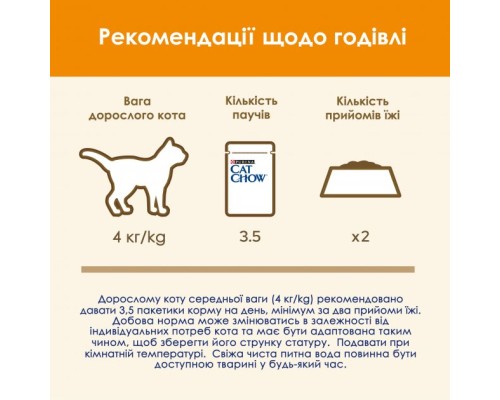 Вологий корм для кішок Purina Cat Chow Adult з лососем і зеленою квасолею в желе 85г (7613036595063) Вологий корм для кішок Purina Cat Chow Adult з лососем і зеленою квасолею в желе 85г (7613036595063)