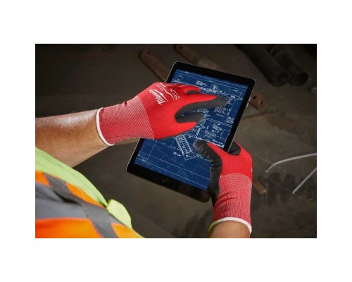 Захисні рукавиці Milwaukee з опором порізам 1 рівня, 9/L, 12пар (4932471615)