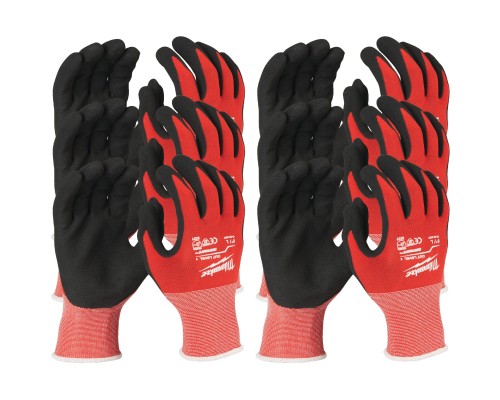 Захисні рукавиці Milwaukee з опором порізам 1 рівня, 9/L, 12пар (4932471615)