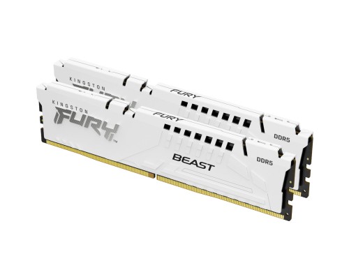 Модуль пам'яті для комп'ютера DDR5 64GB (2x32GB) 5600 MHz Beast White EXPO Kingston Fury (ex.HyperX) (KF556C36BWEK2-64) Модуль пам'яті для комп'ютера DDR5 64GB (2x32GB) 5600 MHz Beast White EXPO Kingston Fury (ex.HyperX) (KF556C36BWEK2-64)