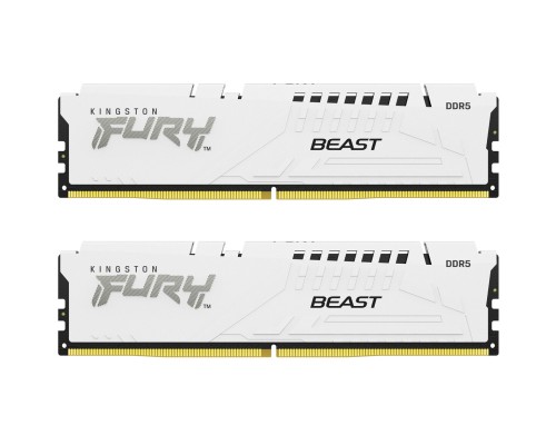 Модуль пам'яті для комп'ютера DDR5 64GB (2x32GB) 5600 MHz Beast White EXPO Kingston Fury (ex.HyperX) (KF556C36BWEK2-64) Модуль пам'яті для комп'ютера DDR5 64GB (2x32GB) 5600 MHz Beast White EXPO Kingston Fury (ex.HyperX) (KF556C36BWEK2-64)