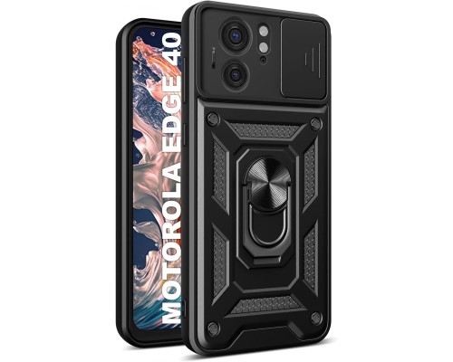 Чохол до мобільного телефона BeCover Military Motorola Edge 40 Black (710136)