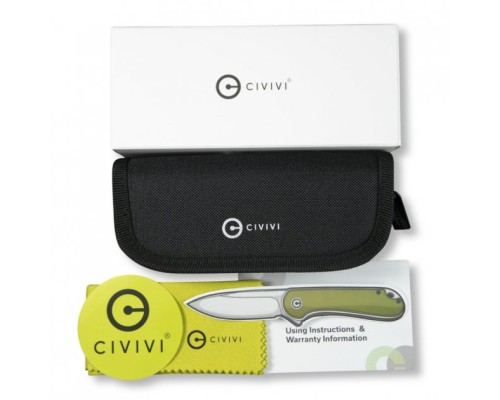 Ніж Civivi P87 Folder Darkwash Black G10 (C21043-1)