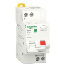 Диференціальний автоматичний вимикач Schneider Electric RESI9 6kA 1P+N 16A C 30mA (R9D25616)
