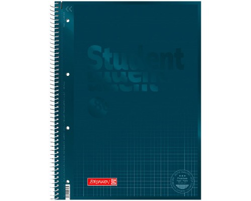 Зошит Brunnen Коледж-блок А4 Premium у клітинку 80 аркушів Denim (10-679 28 139)