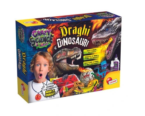 Набір для експериментів Lisciani Crazy Science Дракони і динозаври (6337497)