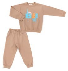 Спортивний костюм дитячий Breeze NEVER GIVE UP (19703-110B-beige)