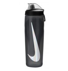 Пляшка для води Nike Refuel Bottle Locking Lid 18 OZ антрацит, чорний, сріблястий 532 мл N.100.7669.054.18 (887791747549)
