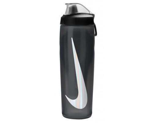 Пляшка для води Nike Refuel Bottle Locking Lid 18 OZ антрацит, чорний, сріблястий 532 мл N.100.7669.054.18 (887791747549)