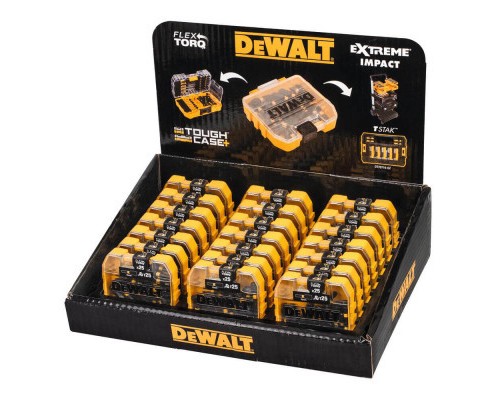 Набір біт DeWALT EXTREME FLEXTORQ, Torx, T25, L = 25 мм, 25 шт, TOUGH CASE (DT70558T)