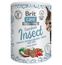 Ласощі для котів Brit Care Superfruits Insect 100 г - комахи (8595602555703)