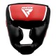 Боксерський шолом RDX Aura Plus T-17 Red/Black XL (HGR-T17RB-XL+)