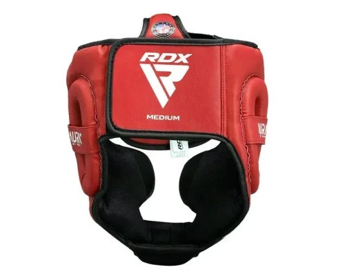 Боксерський шолом RDX Aura Plus T-17 Red/Black XL (HGR-T17RB-XL+)