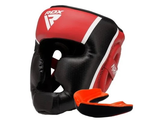 Боксерський шолом RDX Aura Plus T-17 Red/Black XL (HGR-T17RB-XL+)
