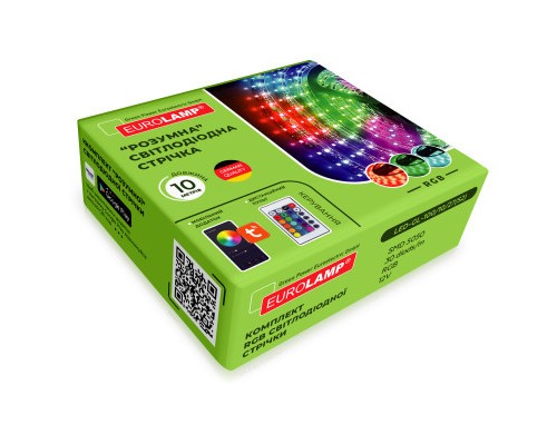 Світлодіодна стрічка Eurolamp Smart (LED/SET-10M/RGB)