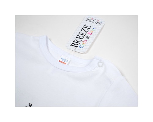 Боді дитяче Breeze з довгим рукавом (1027-98-white)