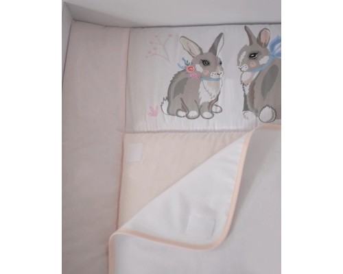 Пеленальний матрацик Верес Summer Bunny pink NEW 50х70 см (426.3.1)