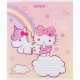 Зошит Kite Hello Kitty 12 аркушів, коса лінія (HK24-235-1)