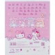 Зошит Kite Hello Kitty 12 аркушів, коса лінія (HK24-235-1)