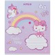 Зошит Kite Hello Kitty 12 аркушів, коса лінія (HK24-235-1)
