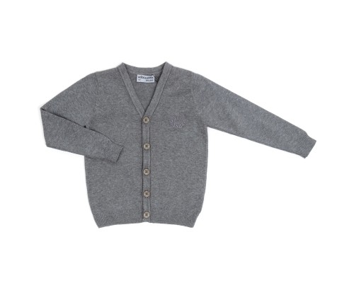 Кофта дитяча Na в'язана на ґудзичках (AFB 1211-116B-gray)