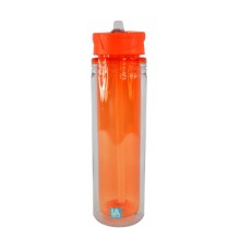 Пляшка для води Line Art Liquid 620 мл помаранчевий (20225LA-06)
