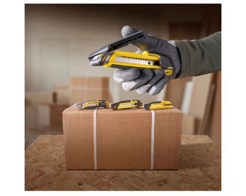 Ніж монтажний Stanley сегментний, з фіксатором, 18 мм (STHT10500-0)