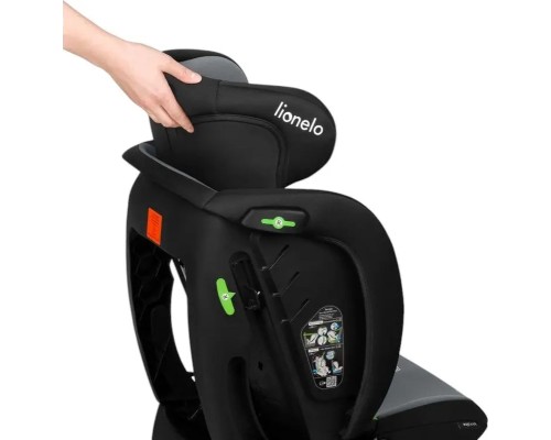 Автокрісло Lionelo Izzy I-Size Black Grey (LO-IZZY I-SIZE BLACK GREY)