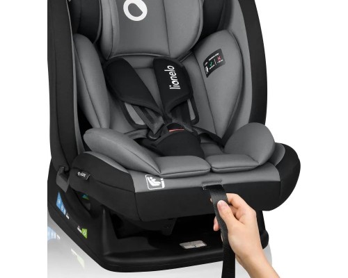 Автокрісло Lionelo Izzy I-Size Black Grey (LO-IZZY I-SIZE BLACK GREY)
