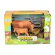 Фігурка Kids Team набір Ферма фермер, рудий бик і теля (Q9899-X10_2)
