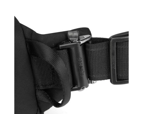 Сумка-бананка Pacsafe Vibe 100 hip pack, чорна (60141130)