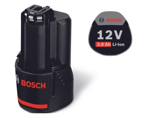 Набір інструментів Bosch з шуруповертом GSB 12В 2х2Ah, 30Нм, 4001300об/хв (0.601.868.10R)