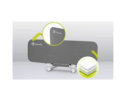 Захисний бар'єр для дітей Lionelo LORA GREY STONE (LO-LORA GREY STONE)