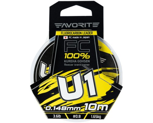 Флюорокарбон Favorite U1 FC 10m 0.8/0.148mm 3.6lb/1.65kg (1693.11.74)