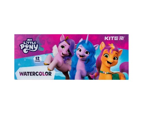 Акварельні фарби Kite My Little Pony 12 кольорів (LP23-041)
