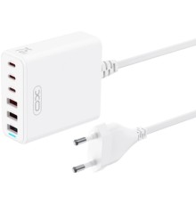 Зарядний пристрій XO L133 3xUSB-A + 3xUSB-C 75W White (L133.white)