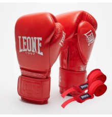 Боксерські рукавички Leone GN111 The Greatest Red 12 унцій (GN111_Red_12oz)