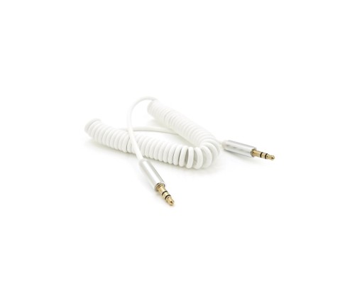 Кабель мультимедійний 3.5mm M to 3.5mm M 1.5m 90° corner white Voltronic (YT-AUXSGJ(M)/(M)-1.5-W)