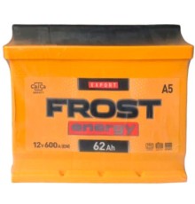 Акумулятор автомобільний FROST ENERGY 62Ah (+/-) (600EN)