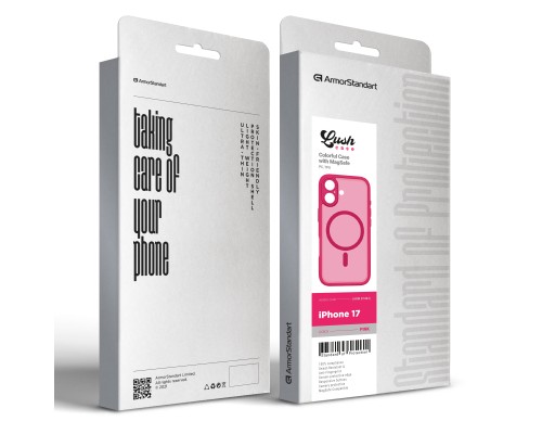 Чохол до мобільного телефона Armorstandart Lush MagCase Apple iPhone 17 Pink (ARM87484)