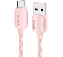 Дата кабель USB 2.0 AM to USB-C 1.0m 100W pink Essager (EXC7A-WL04-P)