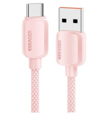 Дата кабель USB 2.0 AM to USB-C 1.0m 100W pink Essager (EXC7A-WL04-P)