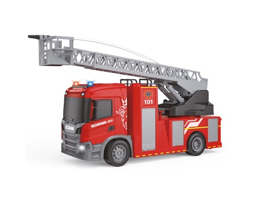 Спецтехніка TechnoDrive серії Big Truck – Пожежна машина Scania (світло, звук, функ. води) (6407KS)