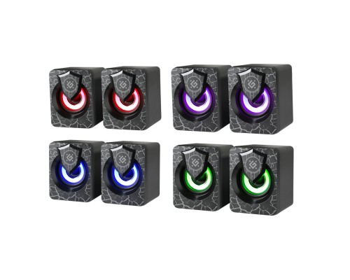 Акустична система Defender Onyx Led USB Black (65038)