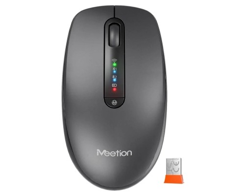Мишка Meetion BTM100R Wireless/Bluetooth Black (MT-BTM100R-A)
