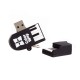 USB флеш накопичувач ColorWay Piano 64 GB 3.0 Black (CW-USBPO64)
