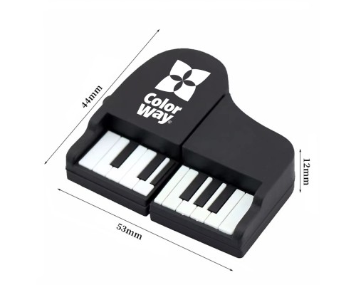 USB флеш накопичувач ColorWay Piano 64 GB 3.0 Black (CW-USBPO64)